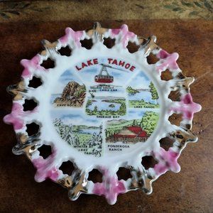 Collectable Retro Vintage Travel 1960's Lake Tahoe